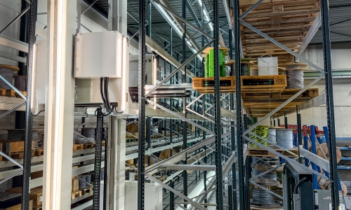 Motiv Matthys Group Stacker crane warehouse